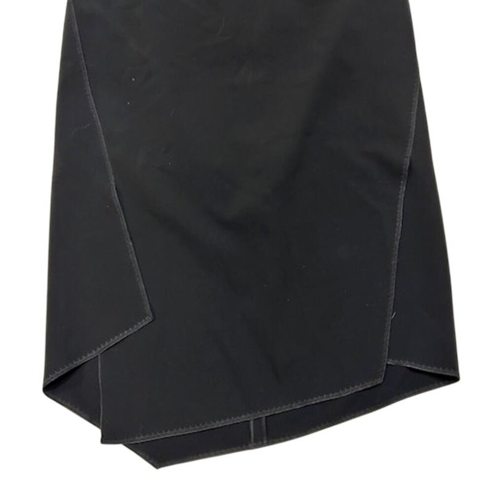 LAFAYETTE 148 Black Asymmetrical Hem Bossgirl, work, Midi Skirt Women's 10